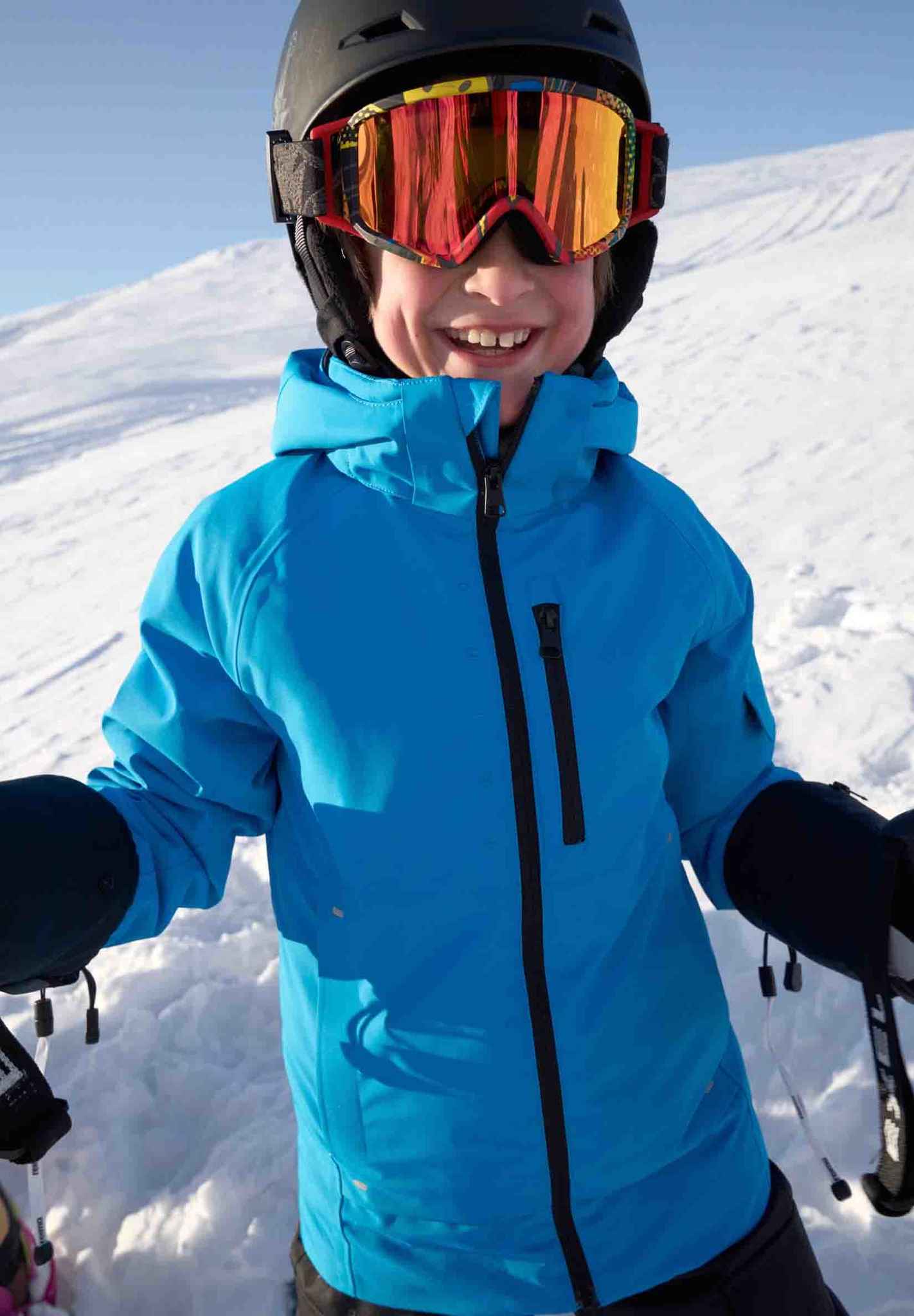 Skijakke til junior Tieten